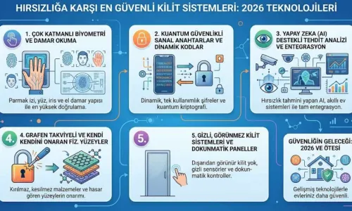 Hırsızlığa Karşı En Güvenli Kilit Sistemleri: 2026 Teknolojileri