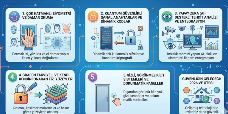 Hırsızlığa Karşı En Güvenli Kilit Sistemleri: 2026 Teknolojileri