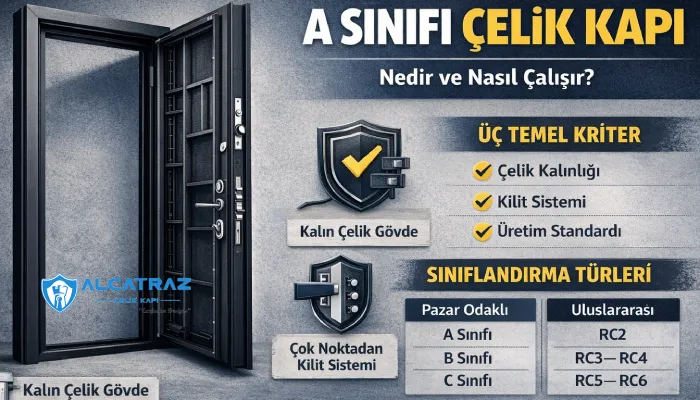 A Sınıfı Çelik Kapı Nedir ? Sınıflandırma Sistemi Nasıl Çalışır ?