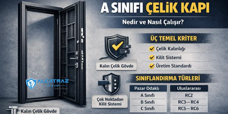 A Sınıfı Çelik Kapı Nedir ? Sınıflandırma Sistemi Nasıl Çalışır ?